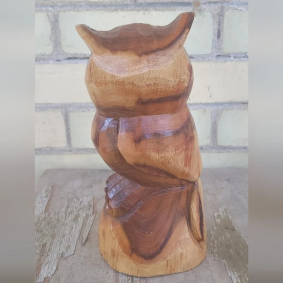 Vintage Owl Carving - Picture 5 of 7